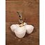 Egg holder rabbit gold - l11xw11xh12cm - eierhouder - excl. deco