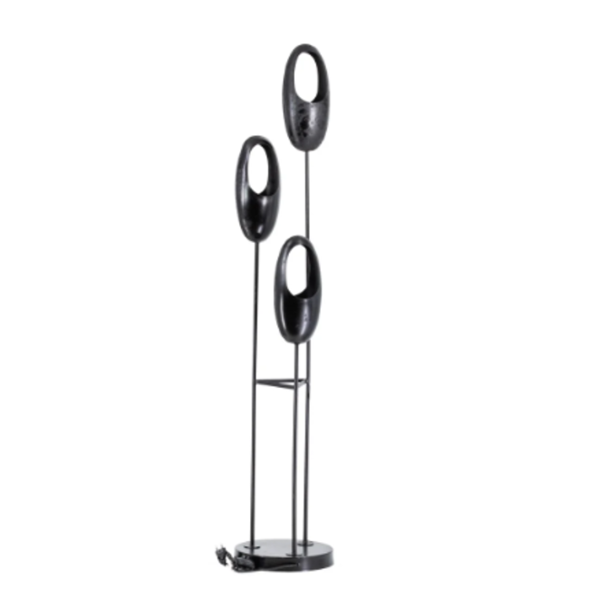 # Vloerlamp 3 kappen zwart - 30x30x150cm - wordt niet verzonden/alleen afhalen