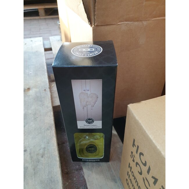 Diffuser - geurstokjes - Sweet Grace - 8x8.9x23.3 cm