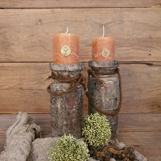 ## wordt niet verzonden - Kandelaar waterkruik M grey finish - ca. 12 x 12 x 23 cm - per stuk - excl. kaars