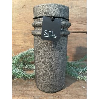 Still # wordt nie5t verzonden - 43642 - Grijze bamboo vaas - L - Earth