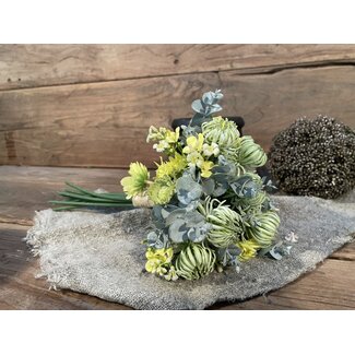 WILD DAISIES BOUQUET H 34 CM YELLOW