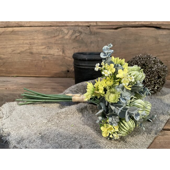 # WILD DAISIES BOUQUET H 34 CM YELLOW