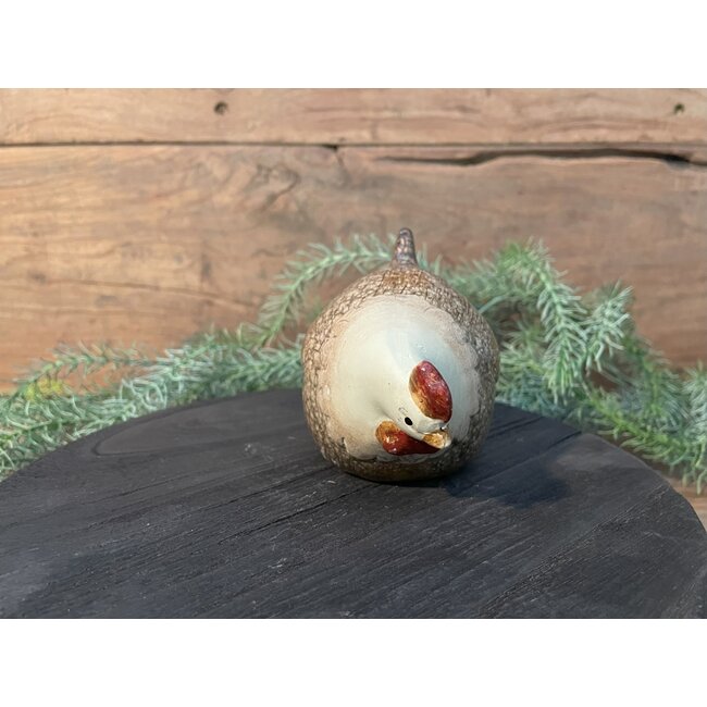 Kip of haan bruin 2 assorti - l10,5xb7xh11cm - per stuk - random verzonden/uitzoeken alleen in winkel Hellum