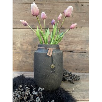 Mauve tulpen boeket, 7 stelen 45 cm