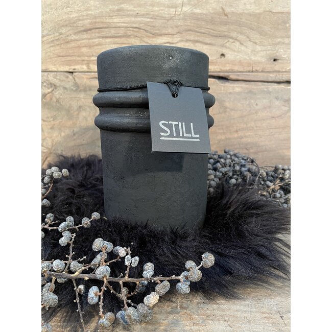 Still 31142 - Bamboo Vase M Black Series - 12 x 20 cm