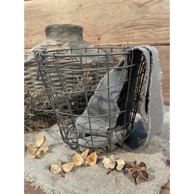 Metalen mand "Abel" M  pot 21 dia22x20cm