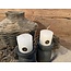 RUSTIC CANDLE IVORY D.7 H.7