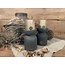 RUSTIC CANDLE GOLD D.7 H.7