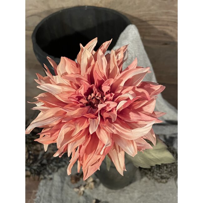 Dahlia spray Mumba old pink 63cm