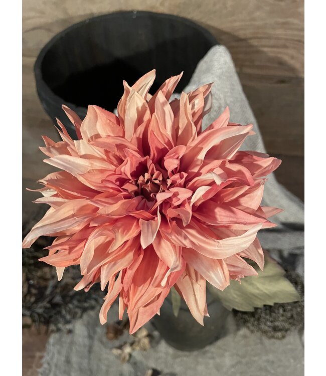 Dahlia spray Mumba old pink 63cm