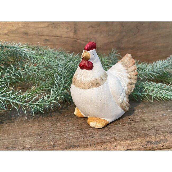 # Keramieken kip of haan 11 cm