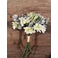 WILD DAISIES BOUQUET H 34 CM WHITE