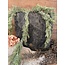 Brynxz Planter Oval Edge Huge Stone Black M 34x15x35