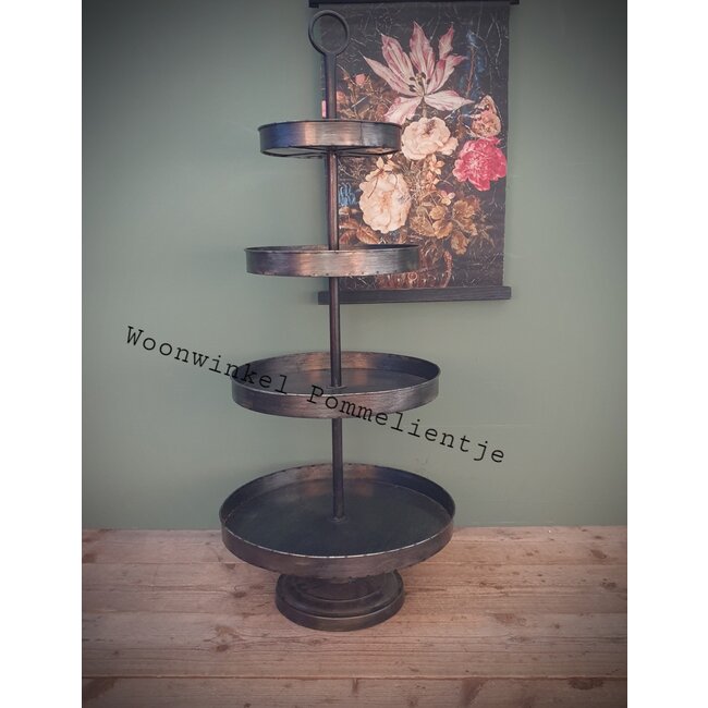 B200 - Etagere Dela drijs - 46 x 46 x 112 cm