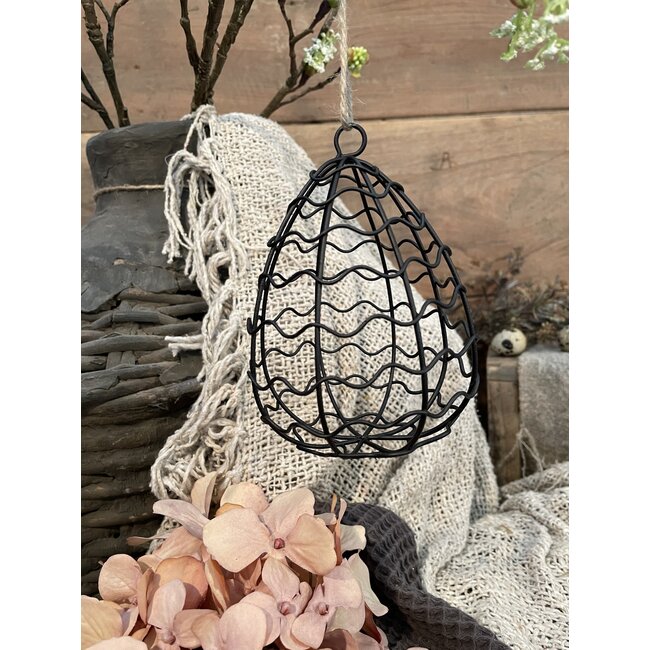 # Metalen ei gaas 13x9x9cm