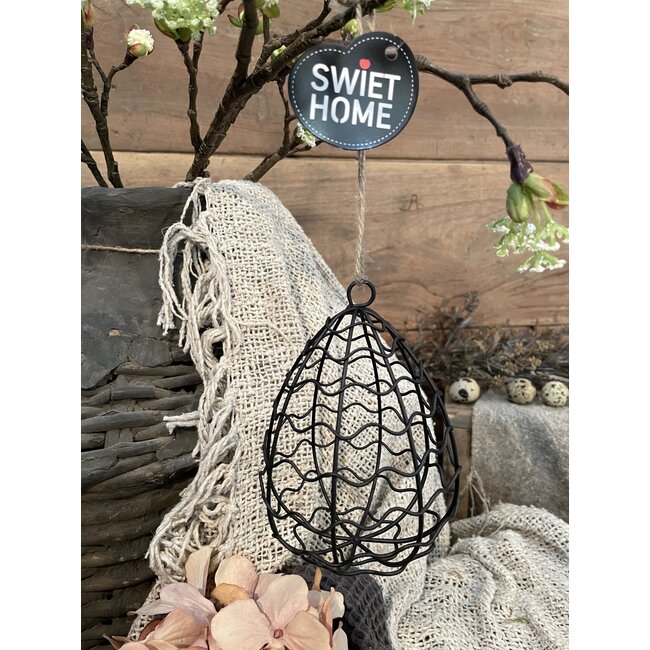 # Metalen ei gaas 13x9x9cm