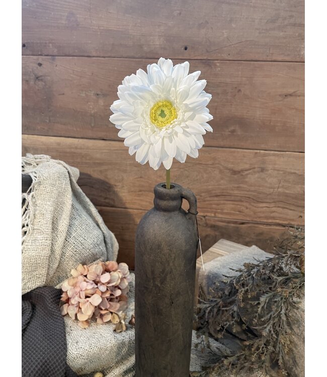 GERBERA STEM WHITE D11 H60 CM