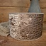 ### 2082 - KKL - lampenkap - zilver grijs croco - 20 x 20 x 13 cm