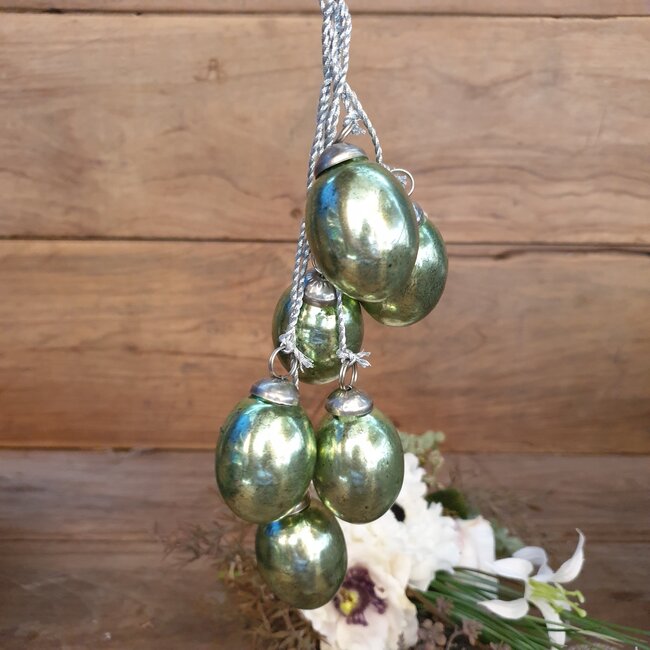 Bundel groene eieren