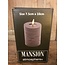 Led Pillar candle black rustic 7,5 x 10 cm