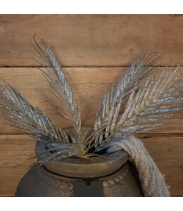 ## PALM LEAF SPRAY BURGUNDY 62CM