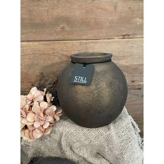 Still 3446 - Kendil Vase L Gold - aardewerk - Ca. 24 D x 24 H cm