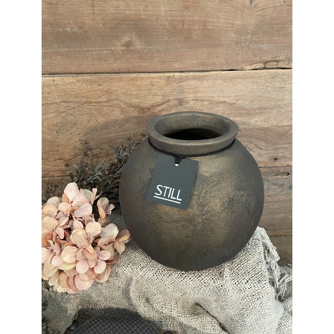 Still 3446 - Kendil Vase L Gold - aardewerk - Ca. 24 D x 24 H cm