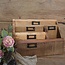 # Robuuste organizer - hout - ca. 34 x 13 x 25 cm - foto kan iets afwijken