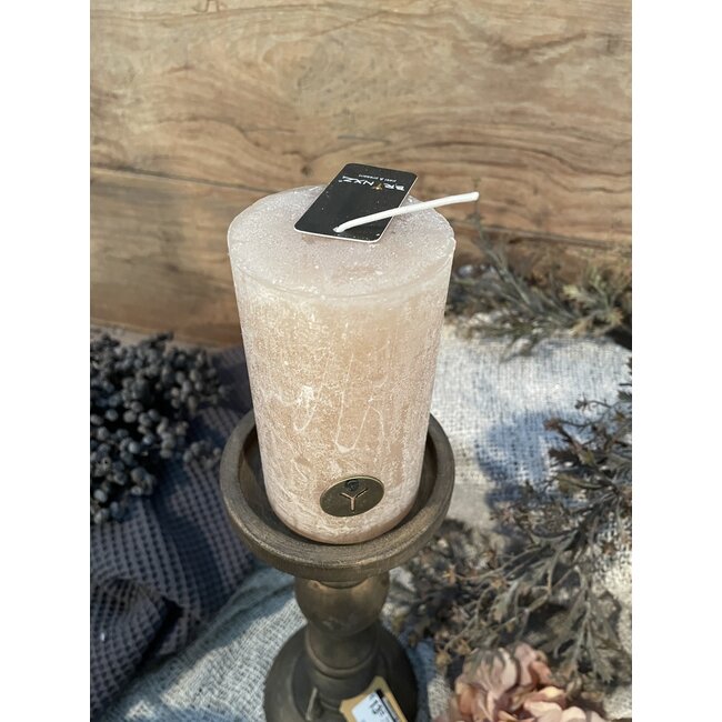 RUSTIC CANDLE NATURE D.7 H.12