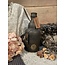 Brynxz Bruine vaas  - aardewerk - Majestic Brown - 9 x 21 cm