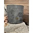 Brynxz Zwart/grijze ovale plantenbak- "Stone Black" - aardewerk - 24 x 15 x 25 cm