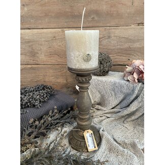 Brynxz RUSTIC CANDLE SAND D.10 H.10