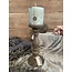 RUSTIC CANDLE SAGE GREEN D.10 H.10