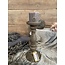 Rustic Candle Brown D.7 H.7