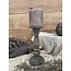 Rustic Candle Brown D.10 H.10
