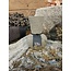 Still # 46023 - Taupe gemeleerde vaas - aardewerk - 9 x 14 - Serie "Taupe"