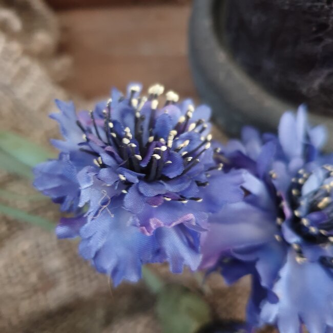 ## Cornflower Spray x4 61cm - kunst - korenbloem