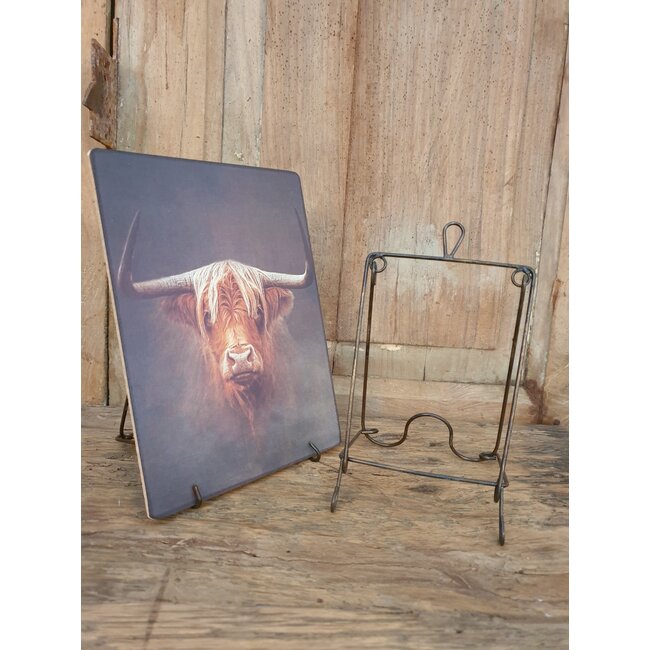 # E684 - metalen lijstje 10 x 15 cm - per stuk excl. schilderijtje