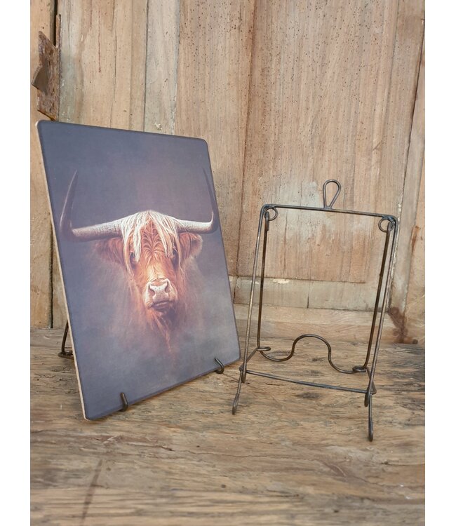 E684 - metalen lijstje 10 x 15 cm - per stuk excl. schilderijtje