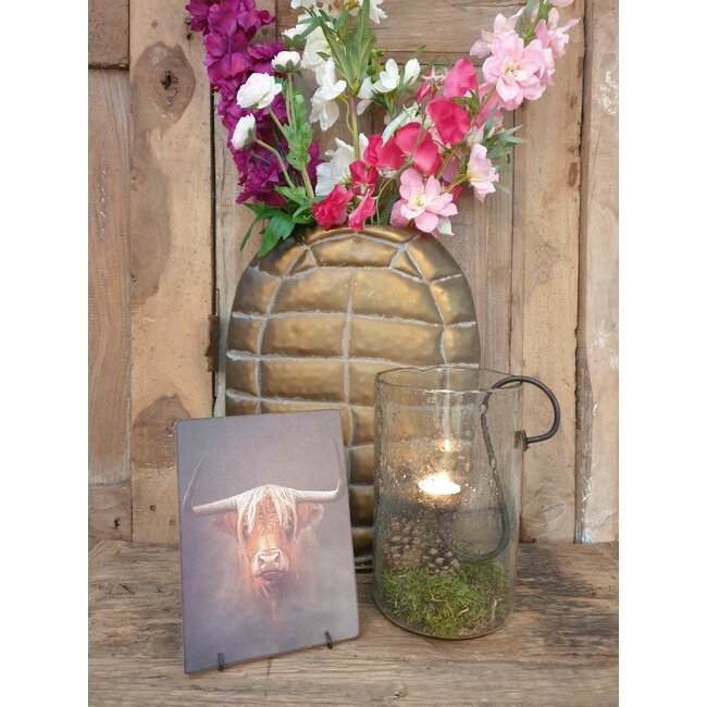 # E684 - metalen lijstje 10 x 15 cm - per stuk excl. schilderijtje