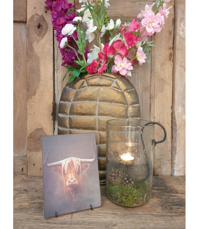 E684 - metalen lijstje 10 x 15 cm - per stuk excl. schilderijtje
