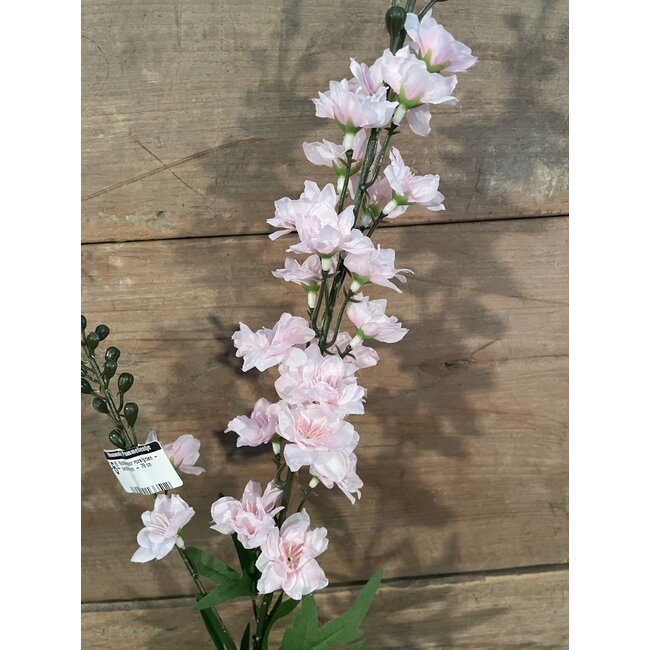## ridderspoor roze/groen delphium - 78 cm