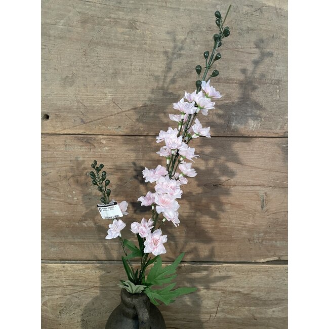 ## ridderspoor roze/groen delphium - 78 cm