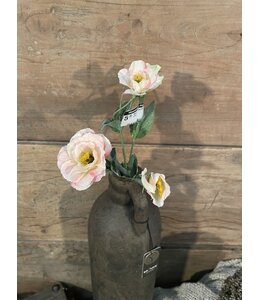 Mini Lisianthus Spray 56cm - roze
