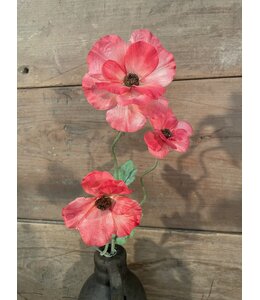 # Ranonkel - coraal roze - 61 cm