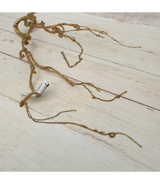 HOUTTAK TAK GOUD - kunst - 86 cm