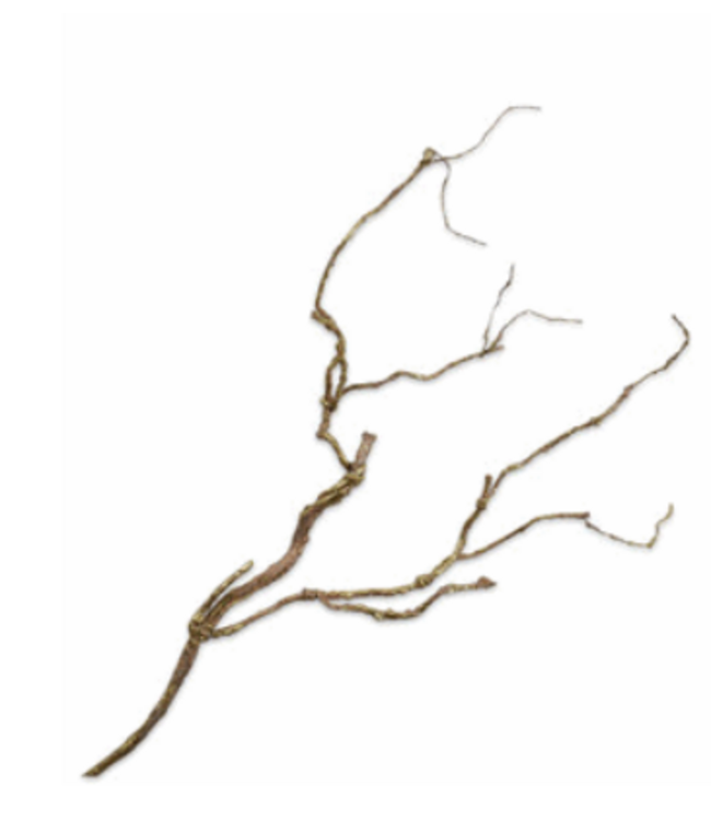 HOUTTAK TAK GOUD - kunst - 86 cm