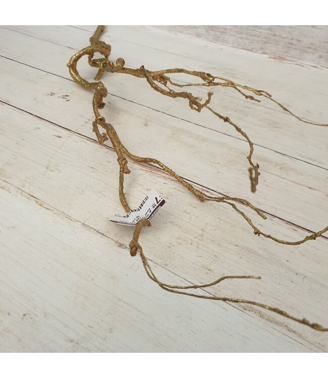 HOUTTAK TAK GOUD - kunst - 86 cm