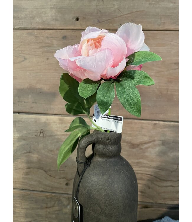 ### pioenroos - Peony Spray 57cm - lichtoze